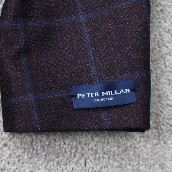 Peter Millar Blazer Mens 44R Purple (Rubi) Wool/Silk/Cashmere Sports Jacket - Picture 4 of 16